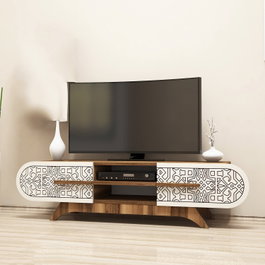 Hanah Home Defne - Walnut Cream